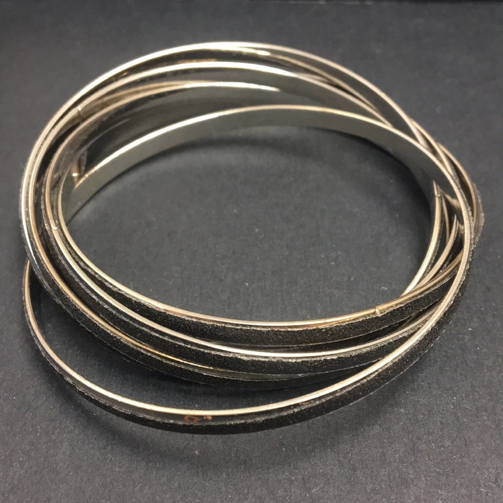Black bangle bracelet
